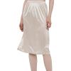 GYS Half Slip for Women Under Dress Silky Underskirt(No Slit – 28” – Beige)
