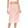 GYS Half Slip for Women Under Dress Silky Underskirt(No Slit – 28″ – Pink)