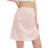 GYS Half Slip for Women Under Dress Silky Underskirt(Single Slit – 20″ – Pink)