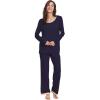 A- Round Neck - Navy
