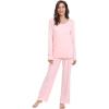 A- Round Neck - Pink