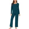 A- Round Neck- Lyons Blue