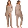 B- V Neck - Camel