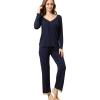 B- V Neck - Navy