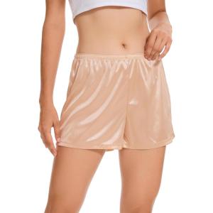 GYS Slip Shorts Culotte for Women Underwear Soft and Smooth Anti Chafing Pettipants(Nude)