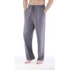 GYS Men’s Bamboo Viscose Pajama Pants, Soft Sleep Lounge Pants Comfy Pj Bottoms with Pockets & Drawstring(Dark Grey)
