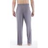 GYS Men’s Bamboo Viscose Pajama Pants, Soft Sleep Lounge Pants Comfy Pj Bottoms with Pockets & Drawstring(Dark Grey)