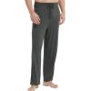 GYS Men’s Bamboo Viscose Pajama Pants, Soft Sleep Lounge Pants Comfy Pj Bottoms with Pockets & Drawstring(Dark Heather Grey)