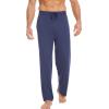 GYS Men’s Bamboo Viscose Pajama Pants, Soft Sleep Lounge Pants Comfy Pj Bottoms with Pockets & Drawstring(Grayish Blue)
