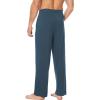GYS Men’s Bamboo Viscose Pajama Pants, Soft Sleep Lounge Pants Comfy Pj Bottoms with Pockets & Drawstring(Grayish Green)