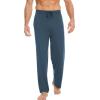 GYS Men’s Bamboo Viscose Pajama Pants, Soft Sleep Lounge Pants Comfy Pj Bottoms with Pockets & Drawstring(Grayish Green)