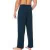 GYS Men’s Bamboo Viscose Pajama Pants, Soft Sleep Lounge Pants Comfy Pj Bottoms with Pockets & Drawstring(Indigo Blue)