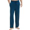 GYS Men’s Bamboo Viscose Pajama Pants, Soft Sleep Lounge Pants Comfy Pj Bottoms with Pockets & Drawstring(Ink Blue)