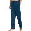 GYS Men’s Bamboo Viscose Pajama Pants, Soft Sleep Lounge Pants Comfy Pj Bottoms with Pockets & Drawstring(Ink Blue)