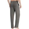 GYS Men’s Bamboo Viscose Pajama Pants, Soft Sleep Lounge Pants Comfy Pj Bottoms with Pockets & Drawstring(Iron Grey)