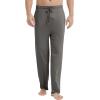 GYS Men’s Bamboo Viscose Pajama Pants, Soft Sleep Lounge Pants Comfy Pj Bottoms with Pockets & Drawstring(Iron Grey)
