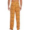 GYS Men’s Bamboo Viscose Pajama Pants, Soft Sleep Lounge Pants Comfy Pj Bottoms with Pockets & Drawstring(Orange Halloween)
