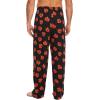 GYS Men’s Bamboo Viscose Pajama Pants, Soft Sleep Lounge Pants Comfy Pj Bottoms with Pockets & Drawstring(Pumpkin)