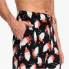 GYS Men’s Bamboo Viscose Pajama Pants, Soft Sleep Lounge Pants Comfy Pj Bottoms with Pockets & Drawstring(Santa Claus Black)