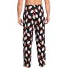 GYS Men’s Bamboo Viscose Pajama Pants, Soft Sleep Lounge Pants Comfy Pj Bottoms with Pockets & Drawstring(Santa Claus Black)