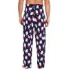 GYS Men’s Bamboo Viscose Pajama Pants, Soft Sleep Lounge Pants Comfy Pj Bottoms with Pockets & Drawstring(Santa Claus Navy)