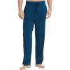 GYS Men’s Bamboo Viscose Pajama Pants, Soft Sleep Lounge Pants Comfy Pj Bottoms with Pockets & Drawstring(Ink Blue)