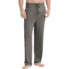 GYS Men’s Bamboo Viscose Pajama Pants, Soft Sleep Lounge Pants Comfy Pj Bottoms with Pockets & Drawstring(Iron Grey)