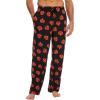 GYS Men’s Bamboo Viscose Pajama Pants, Soft Sleep Lounge Pants Comfy Pj Bottoms with Pockets & Drawstring(Pumpkin)