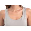 GYS Bamboo Viscose Pajamas for Women, Ultra Soft Summer Tank Top and Shorts Sleepwear Set with Lace Trim(Light Grey)