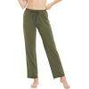 GYS Bamboo Viscose Women’s Pajama Pants, Lightweight Comfy Casual Lounge Yoga Pants, Pj Bottoms Sleep Pants with Drawstring(Avocado)