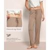 GYS Bamboo Viscose Women’s Pajama Pants, Lightweight Comfy Casual Lounge Yoga Pants, Pj Bottoms Sleep Pants with Drawstring(Camel)