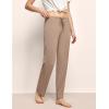 GYS Bamboo Viscose Women’s Pajama Pants, Lightweight Comfy Casual Lounge Yoga Pants, Pj Bottoms Sleep Pants with Drawstring(Camel)