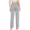 GYS Bamboo Viscose Women’s Pajama Pants, Lightweight Comfy Casual Lounge Yoga Pants, Pj Bottoms Sleep Pants with Drawstring(Light Heather Grey)