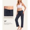 GYS Bamboo Viscose Women’s Pajama Pants, Lightweight Comfy Casual Lounge Yoga Pants, Pj Bottoms Sleep Pants with Drawstring(Midnight Blue)