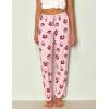 GYS Bamboo Viscose Women’s Pajama Pants, Lightweight Comfy Casual Lounge Yoga Pants, Pj Bottoms Sleep Pants with Drawstring(Pink Coffee Cup)