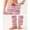 GYS Bamboo Viscose Women’s Pajama Pants, Lightweight Comfy Casual Lounge Yoga Pants, Pj Bottoms Sleep Pants with Drawstring(Red Elk)