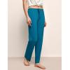 GYS Bamboo Viscose Women’s Pajama Pants, Lightweight Comfy Casual Lounge Yoga Pants, Pj Bottoms Sleep Pants with Drawstring(Teal Blue)
