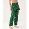 GYS Bamboo Viscose Women’s Pajama Pants, Lightweight Comfy Casual Lounge Yoga Pants, Pj Bottoms Sleep Pants with Drawstring(Xmas Green)