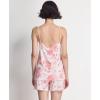 GYS Cami Pajama Set for Women Soft Bamboo Viscose Camisole Tops and Shorts Sleepwear(Peony)