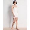 GYS Cami Pajama Set for Women Soft Bamboo Viscose Camisole Tops and Shorts Sleepwear(White)