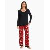 GYS Viscose from Bamboo Women’s Pajama Sets Super Soft Long Sleeve Sleepwear Comfy Winter Pjs Sets S-4X(A- Round Neck- Christmas Red)