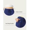 LazyCozy Women’s Bamboo-Derived Viscose Capri Pajama Pants, Casual Wide Leg Lounge Pants Pajama Bottoms(Deep Blue)