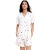GYS Premium Women’s Short Sleeve Pajama Set Notch Collar Button Down 2 Piece Sleep Sets, Viscose from Bamboo(Mother’s Embrace)