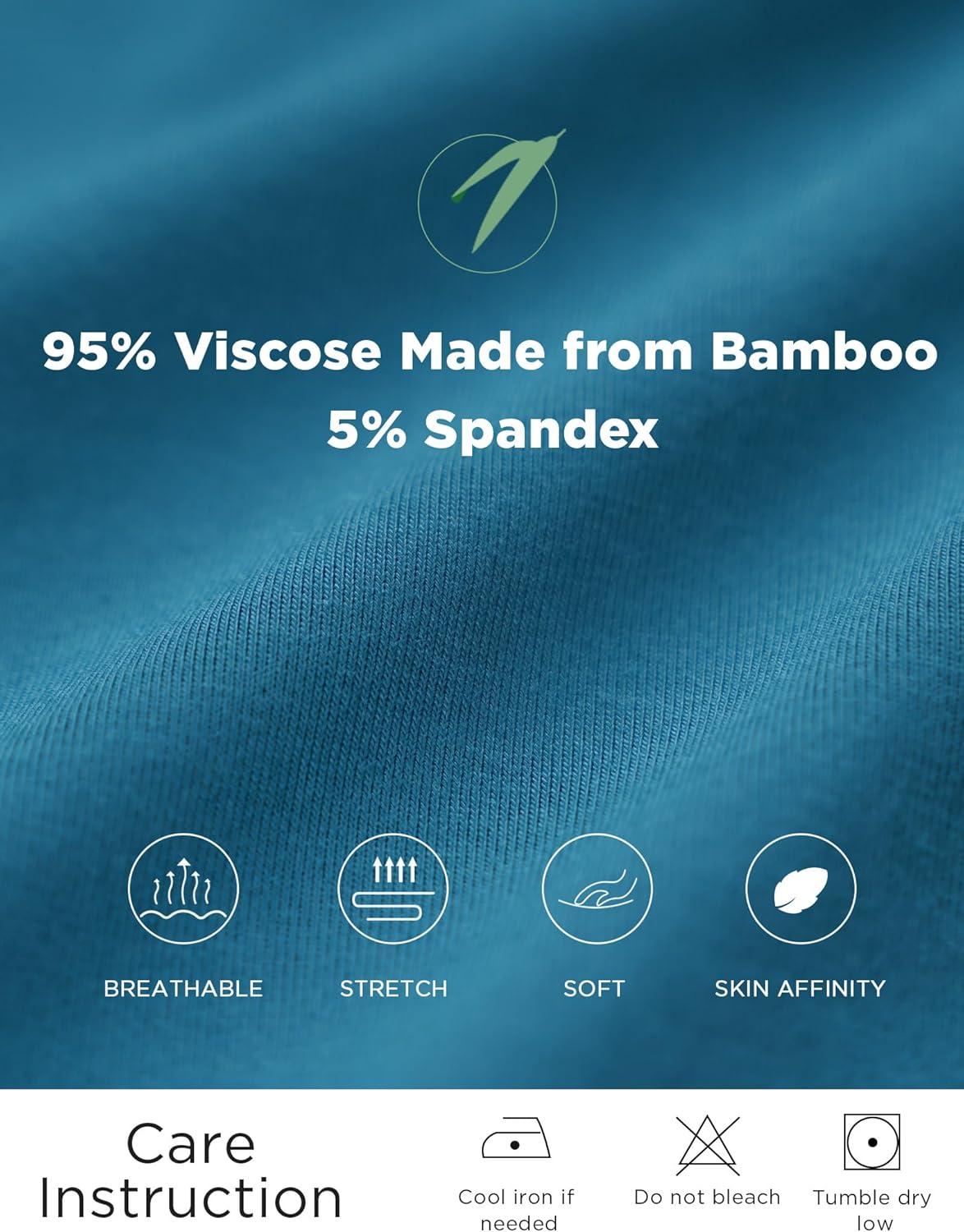 imageGYS Womens Bamboo Viscose Pajamas Set Sleeveless Tank Top and Sleep Shorts Summer Pjs Lightweight Cooling SleepwearTeal Blue