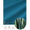 GYS Bamboo Viscose Pajamas for Women Set, 2 Piece Soft Capri Pants Cap Sleeve Top Lounge Set, Comfy Loungewear Sleepwear PJs(Teal Blue)