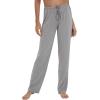 GYS Bamboo Viscose Women’s Pajama Pants, Lightweight Comfy Casual Lounge Yoga Pants, Pj Bottoms Sleep Pants with Drawstring
