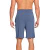 GYS Men’s Bamboo Viscose Shorts, Soft Pajama Shorts with Pockets, Moisture-Wicking Casual Shorts Loungewear Sleep Bottoms(Grayish Blue)