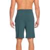 GYS Men’s Bamboo Viscose Shorts, Soft Pajama Shorts with Pockets, Moisture-Wicking Casual Shorts Loungewear Sleep Bottoms(Grayish Green)