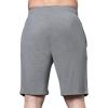 GYS Men’s Bamboo Viscose Shorts, Soft Pajama Shorts with Pockets, Moisture-Wicking Casual Shorts Loungewear Sleep Bottoms(Heather Grey)