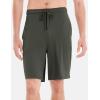 GYS Men’s Bamboo Viscose Shorts, Soft Pajama Shorts with Pockets, Moisture-Wicking Casual Shorts Loungewear Sleep Bottoms(Iron Grey)